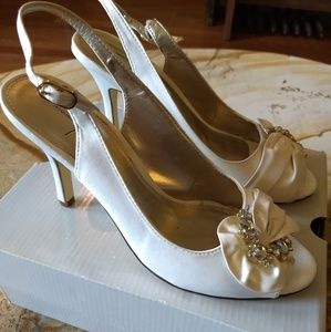 Jacqueline Ferrar Ivory Bridal Shoes